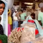 Reactions as Tiwa Savage Goes on Shopping in Local Ghanaian Market | Daily Report Nigeria