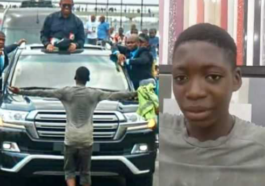 Peter Obi Meets Boy  Who Stood In Front Of His Convoy At Lagos Rally | Daily Report Nigeria