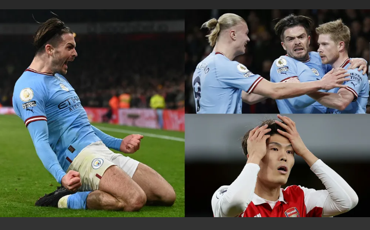 Ruthless Man City Thrash Arsenal, go Top of Premier League Table | Daily Report Nigeria