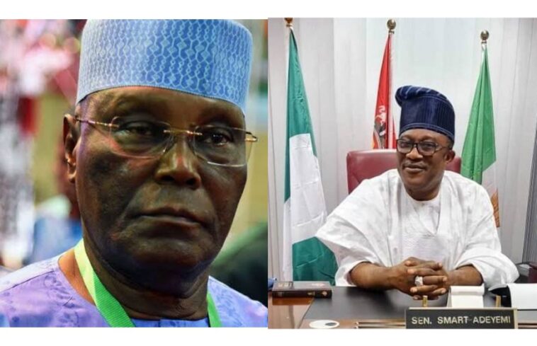 2023: Atiku Not in Presidential Race —  Sen Smart Adeyemi | Daily Report Nigeria