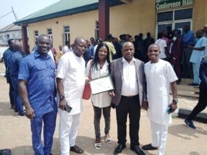 BREAKING: INEC Presents Certificate of Return to Oborevwori, DTHA Members-elect | Daily Report Nigeria