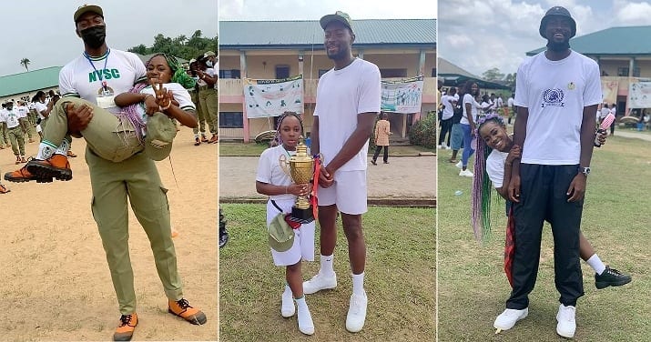 Tallest Ex-corper Denies Relationship with Shortest Ex-corper | Daily Report Nigeria