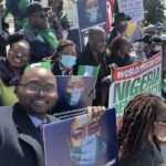 PHOTOS: Obidients Stage Protest at White House, Capitol Hill | Daily Report Nigeria