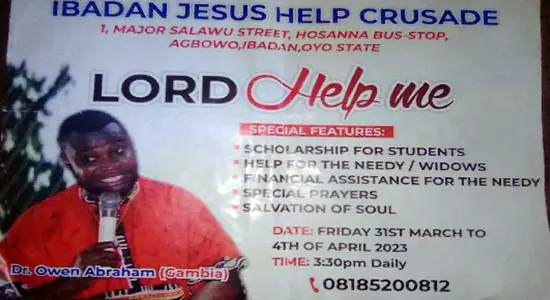 Pastor Absconds With 52 Phones, Cash From Ibadan Crusade | Daily Report Nigeria