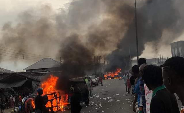 BREAKING: Protest in Bayelsa as Tricycle Rider Stabs Passenger to Death | Daily Report Nigeria