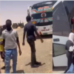 BREAKING: Buses Conveying Stranded Nigerians In Sudan Stops in Sahara Desert