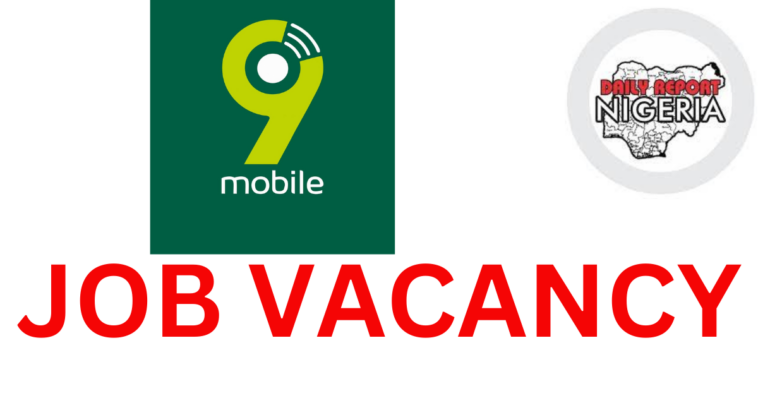 Job Vacancy: Head, Enterprise Sales at 9mobile Nigeria | Daily Report Nigeria