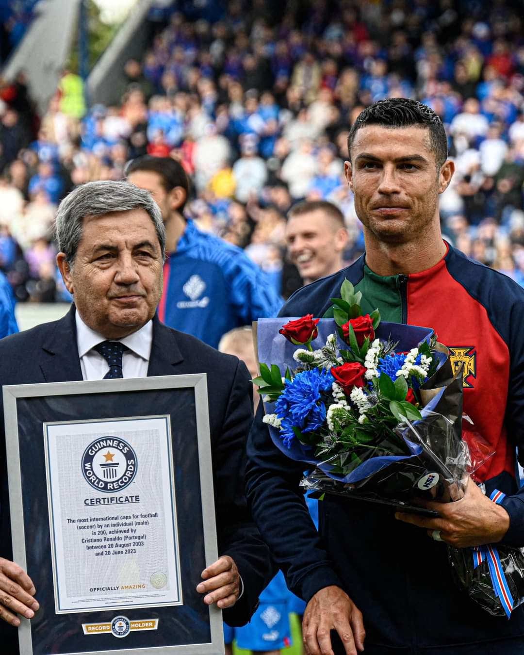 Cristiano Ronaldo Sets Another Guinness Book of Record