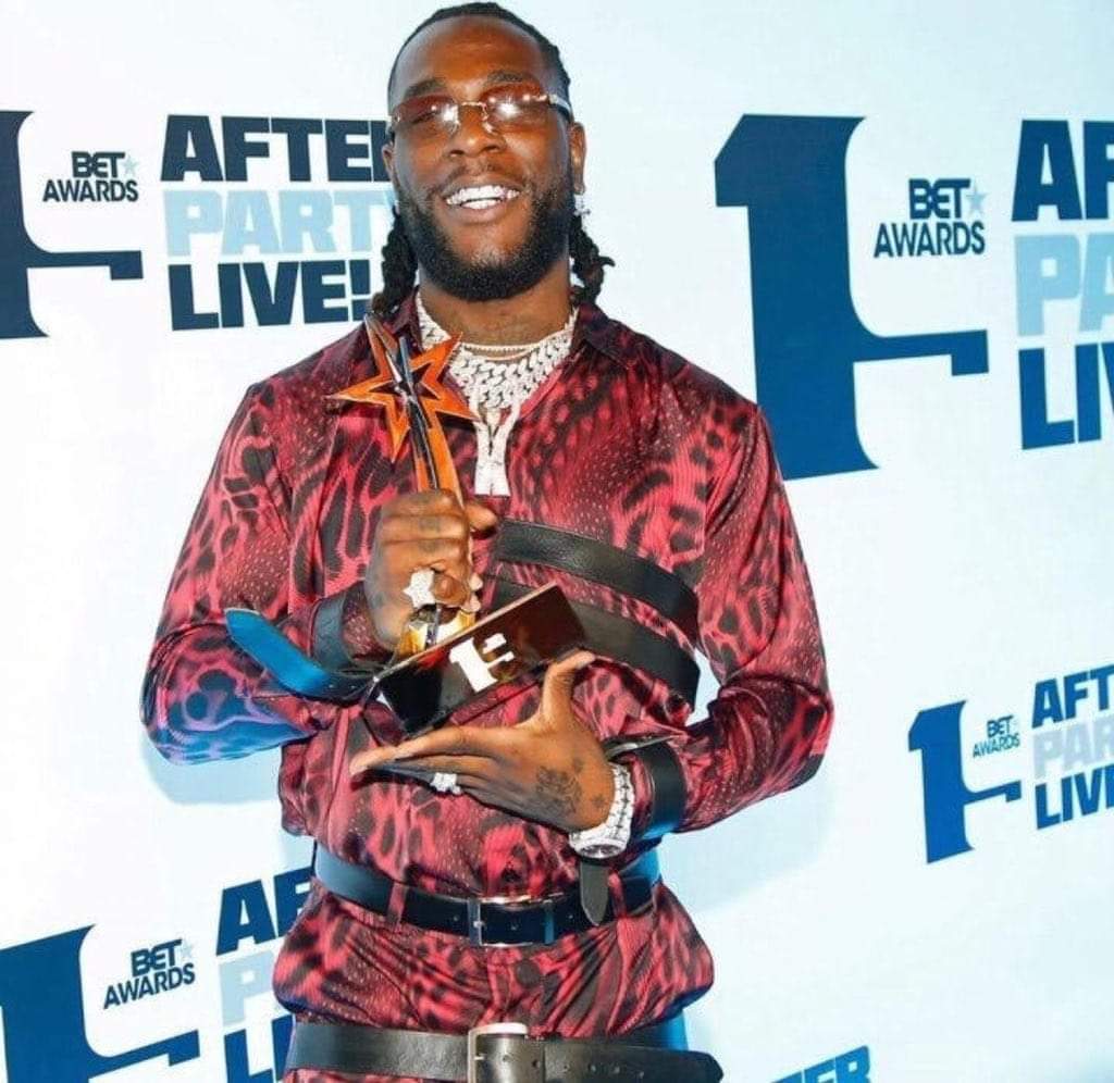 Burna Boy Wins Best International Act at BET Awards 2023