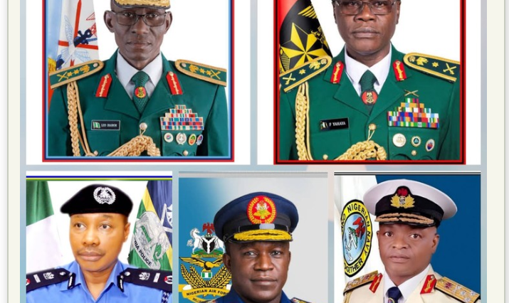 Names of Retired Service Chiefs