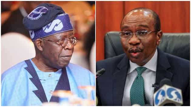 BREAKING: Tinubu Suspends CBN Governor, Godwin Emefiele