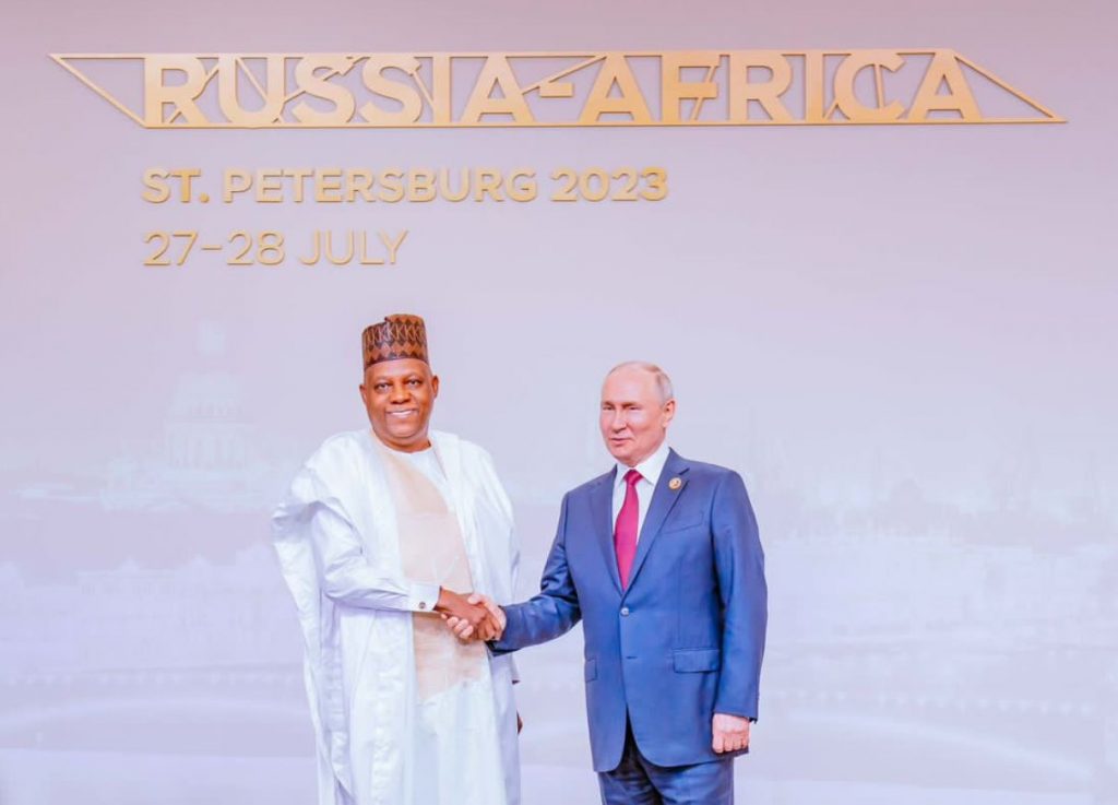 BREAKING: Shettima Meets Putin in Russia-Africa Summit (PHOTOS)