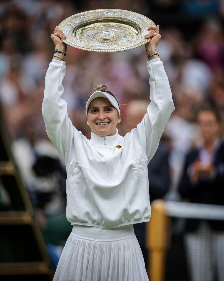 Marketa Vondrousova Triumphs at Wimbledon 2023 | Daily Report Nigeria