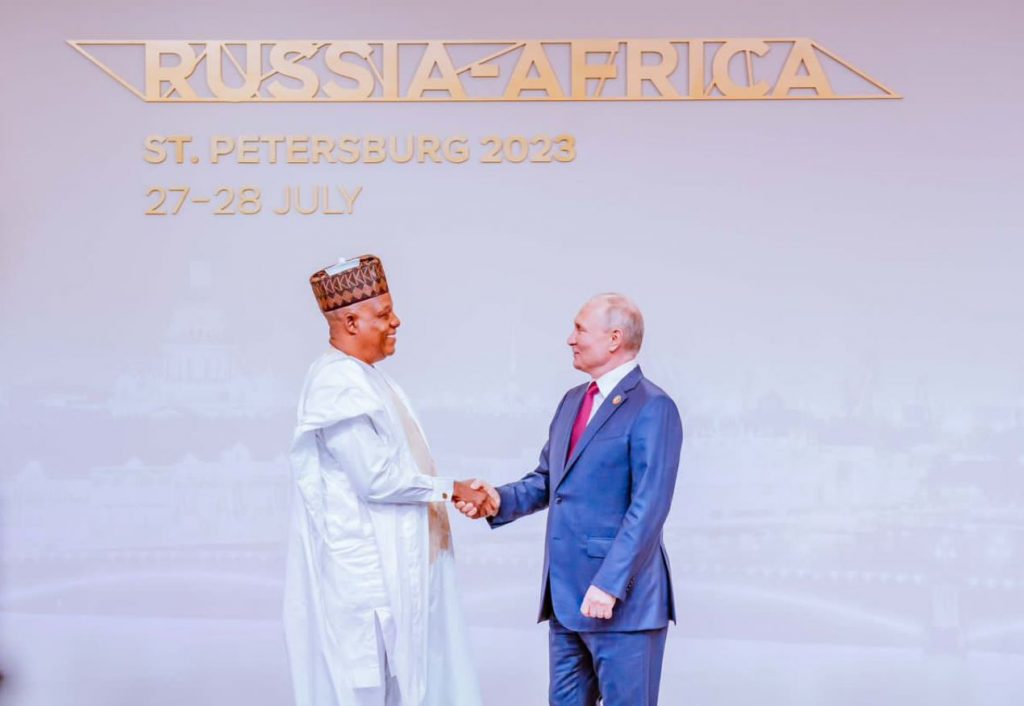 BREAKING: Shettima Meets Putin in Russia-Africa Summit (PHOTOS)