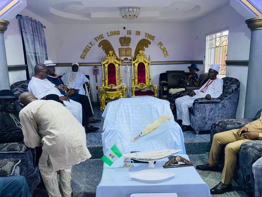 INC Visits Ondo Monarchs, Kalasuwe of Apoi and Agadagba of Arogbo | Daily Report Nigeria