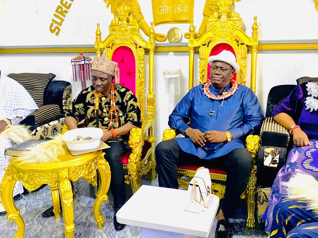 INC Visits Ondo Monarchs, Kalasuwe of Apoi and Agadagba of Arogbo | Daily Report Nigeria