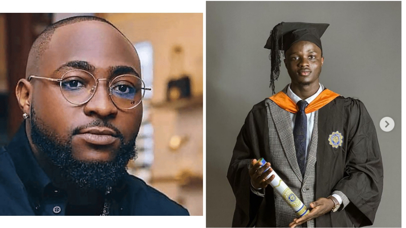 Singer Davido's Adopted Son of Late DMW OBama Gets Bachelor Degree | Daily Report Nigeria