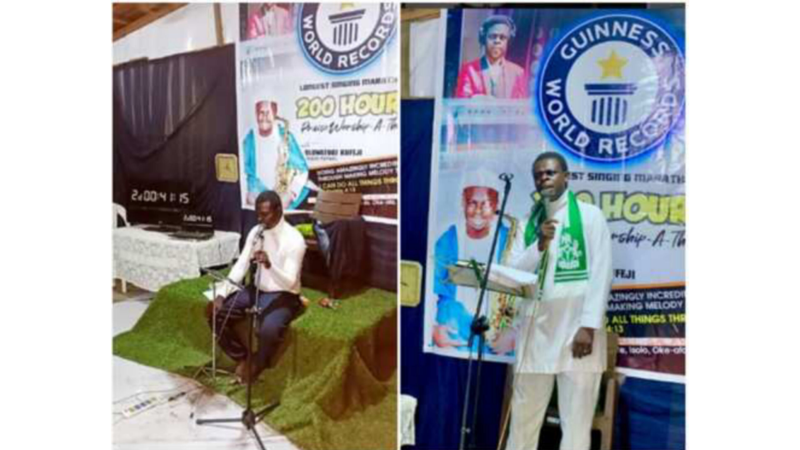 Sing-a-Thon: Nigerian Man Begins 200-hour Singing Marathon