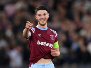 Smiling Declan Rice