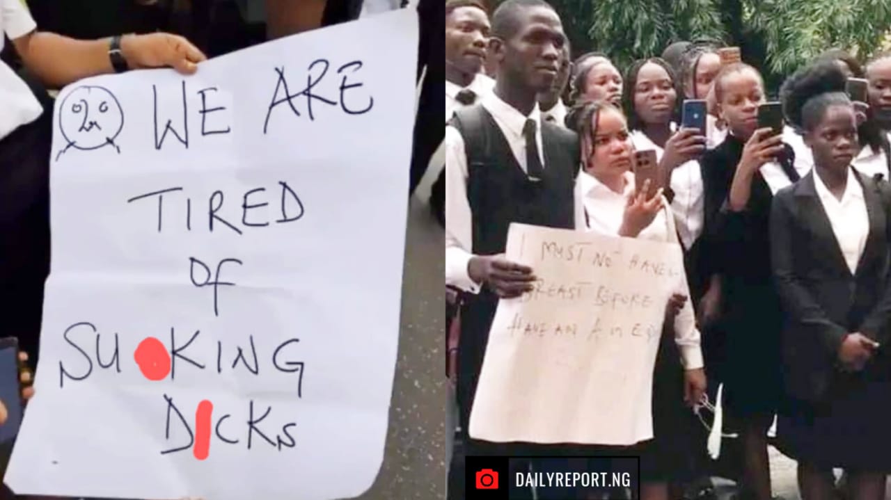 Cyril Ndifon: UNICAL Law Students Protest Sexual Harassment From Dean