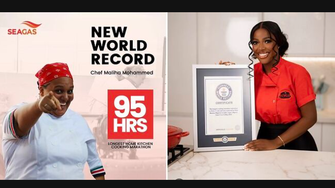 Kenyan Chef Beats Hilda Baci's Cooking Record on GWR