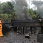 Oil Theft: Army Destroys Illegal Refinery In Delta | Daily Report Nigeria