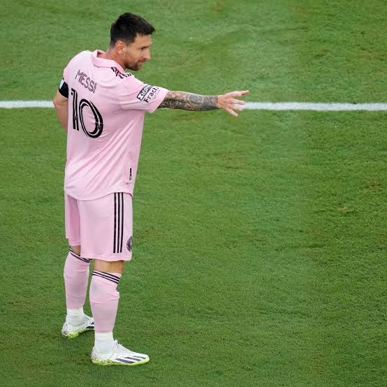 Messi extended his arm in a Thor-esque gesture, akin to summoning Mjölnir