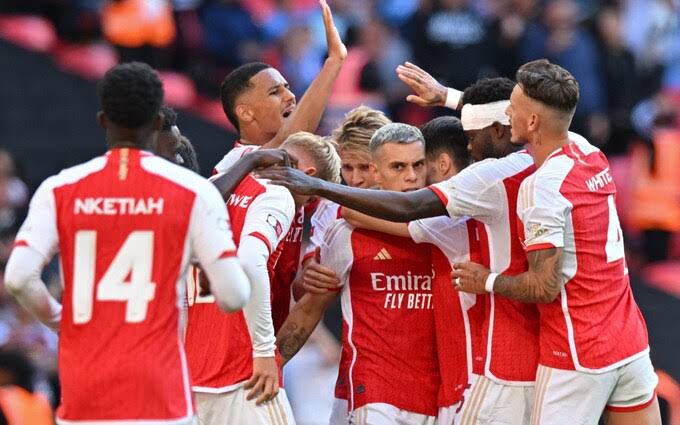 Arsenal Win Community Shield Shootout against Man City | Daily Report Nigeria