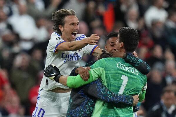 Courtois and Modric