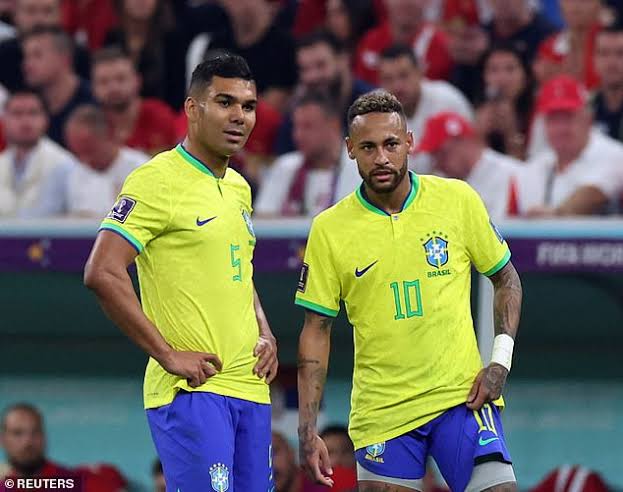 Casemiro and Neymar