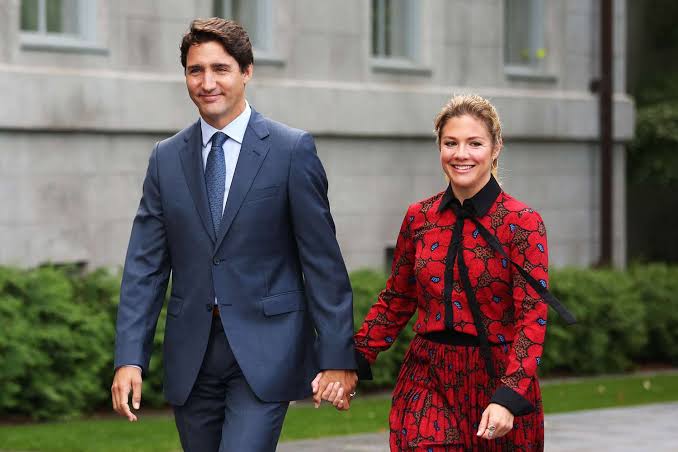 Trudeau with wife Sophie