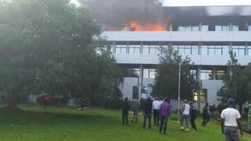 Fire Razes Supreme Court Building