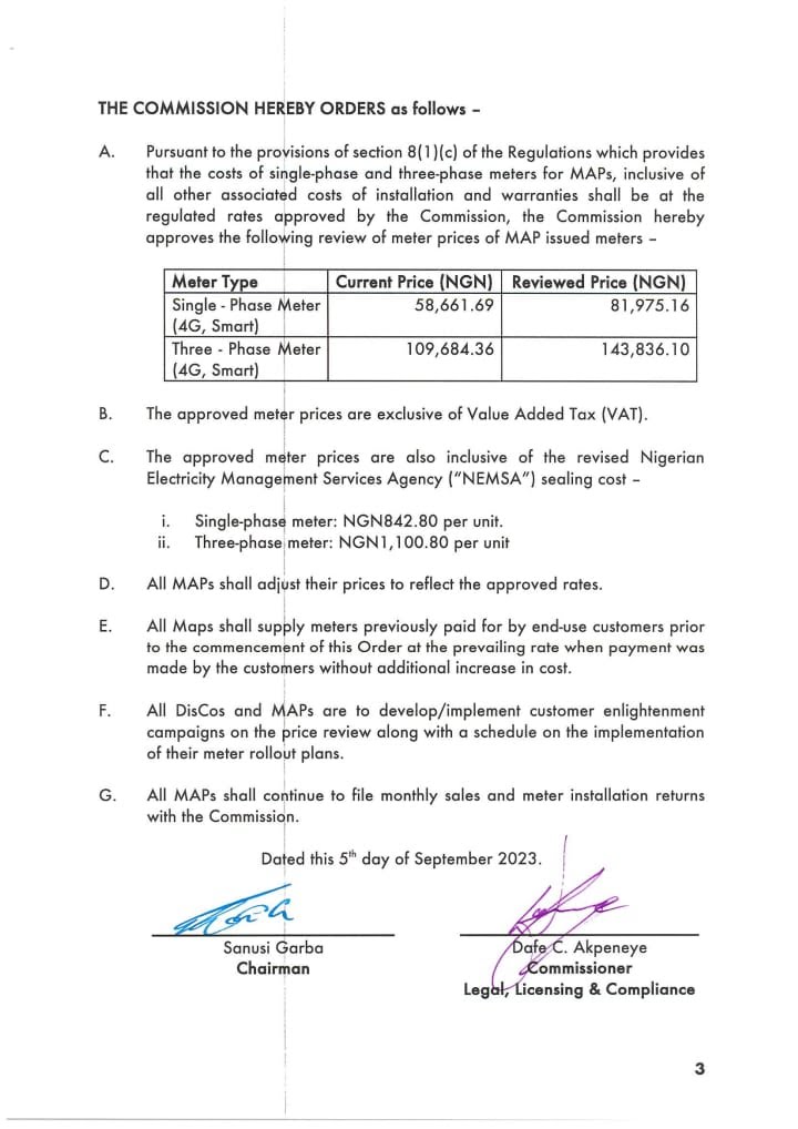 FG Increases Price of Prepaid Meters | Daily Report Nigeria