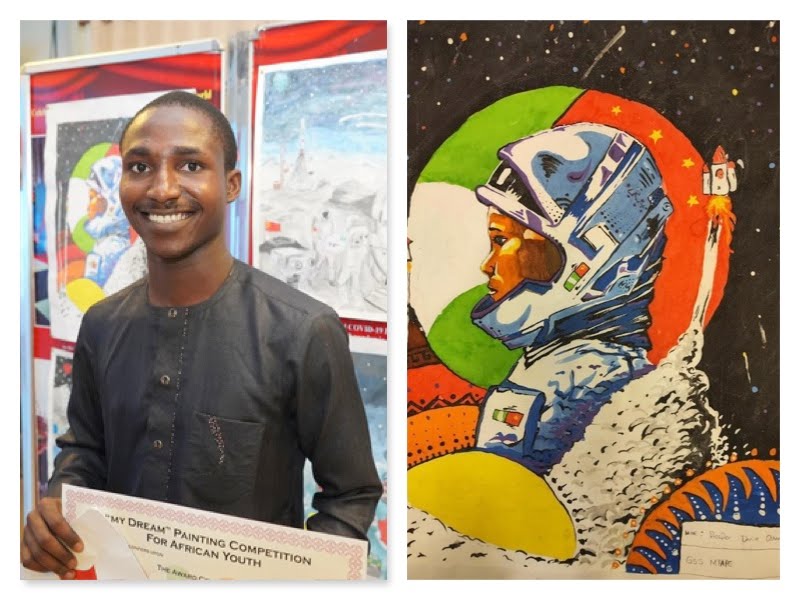 Young Nigerian's Arts Work to be Exhibited in China's Space Station | Daily Report Nigeria