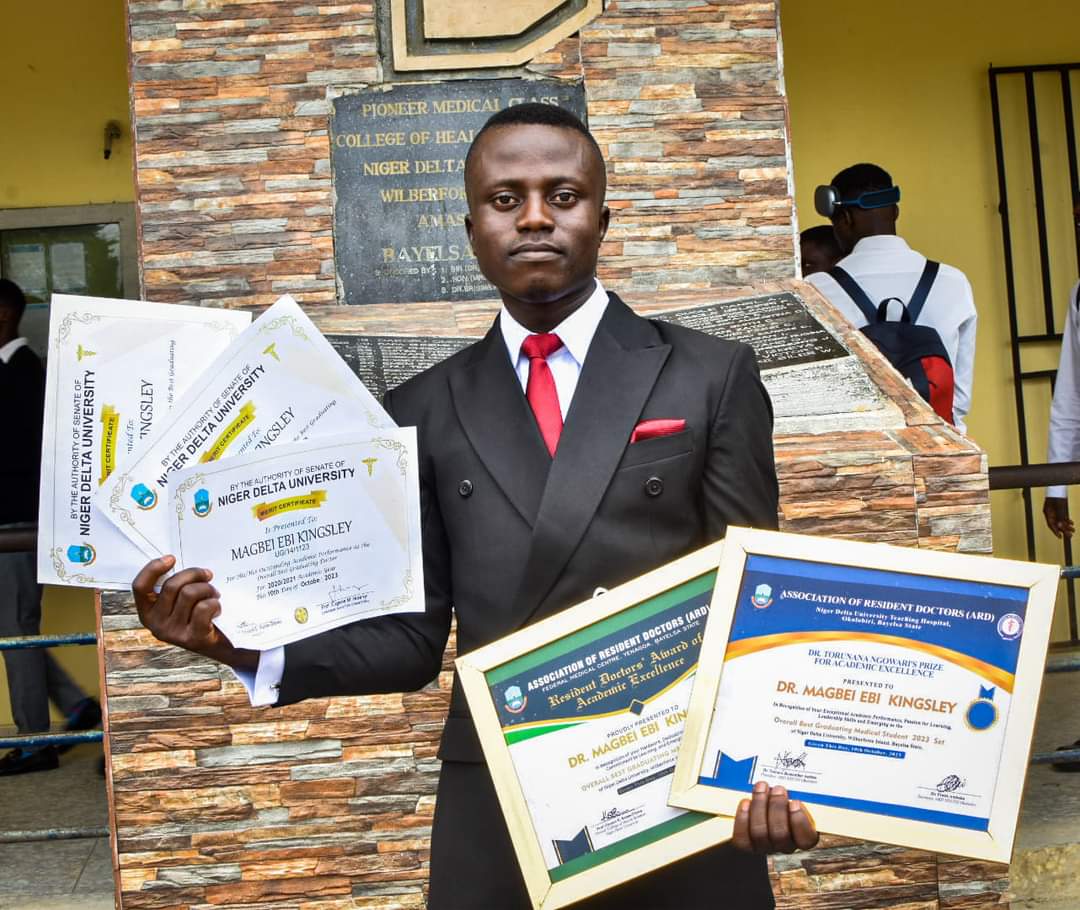 Delta's Kingsley Magbei Emerges NDU's Best Graduating Medical Student | Daily Report Nigeria