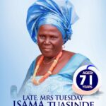 Mama Tuesday Tuasinde For Burial October 28 | Daily Report Nigeria