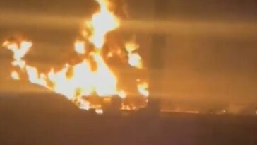 BREAKING: Fuel Tanker Explodes on Lagos-Ibadan Expressway