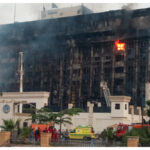 38 Injured as Fire Guts Police Headquarters | Daily Report Nigeria