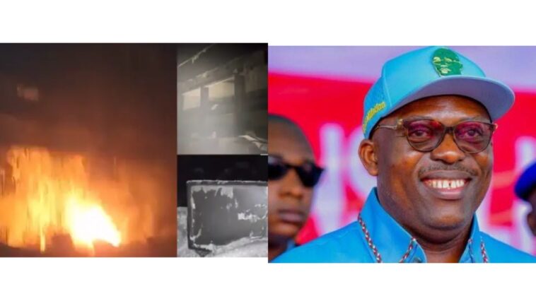 Fire Guts Rivers Assembly Complex as Fubara's Impeachment Plans Heightens | Daily Report Nigeria