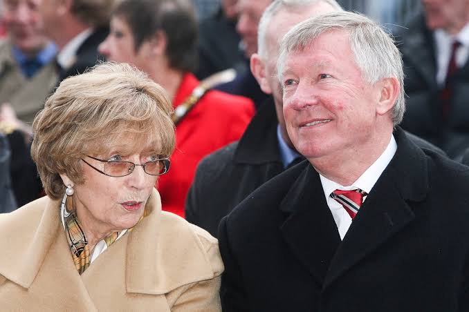Sir Alex with late wife Cathy
