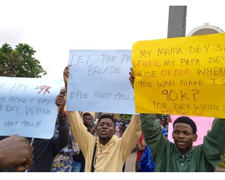 Again, OAU Students Protest School Fees Hike