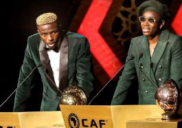 Nigeria Dominate as Osimhen, Oshaola, Nnadozie, Super Falcons Win CAF Awards