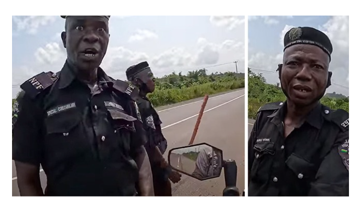 Police Sack 2 Constabularies Seen Demanding Money in Viral Video from Dutch Tourist | Daily Report Nigeria