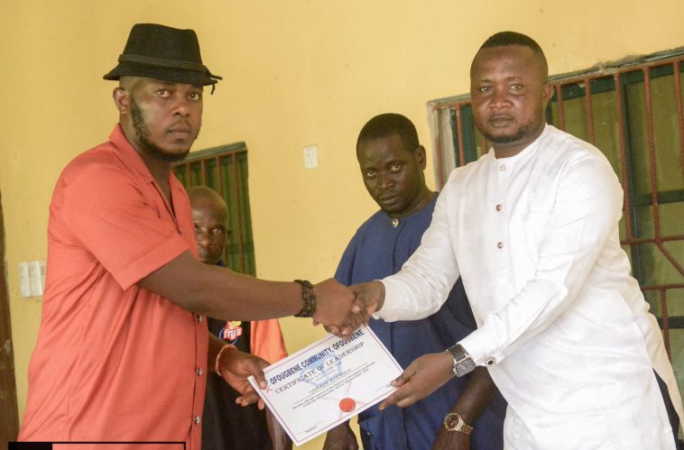 Ofougbene Inaugurates Andrew Iyepade, Others as Community Executives | Daily Report Nigeria