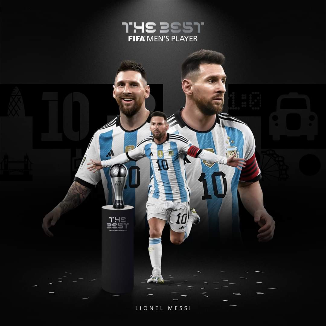 Messi Wins 2023 FIFA Best Player