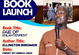 Bakumor to Launch 6th Book 'Age of Enlightenment' March 1 | Daily Report Nigeria