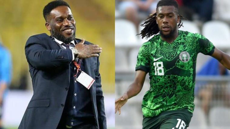 Jay Jay Okocha and Alex Iwobi