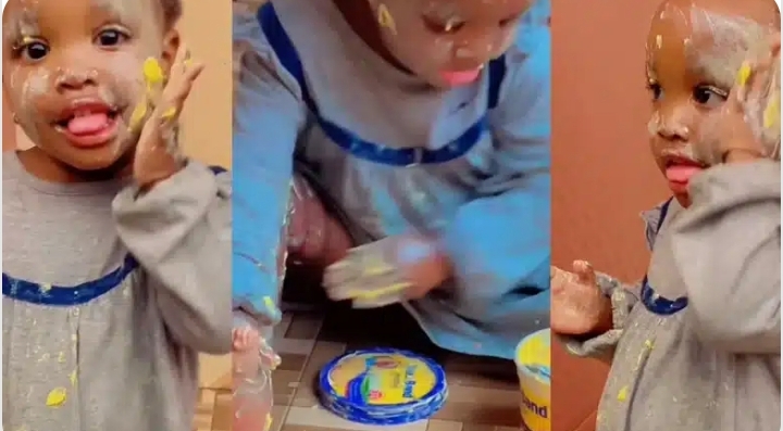 “When they are silent, run and see what’s wrong” — Reactions as mother finds daughter using butter for skincare | Daily Report Nigeria