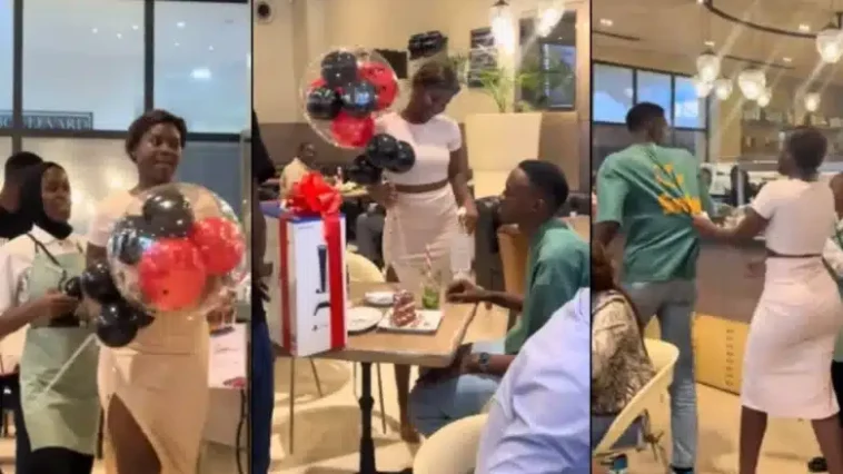 Drama as man publicly turns down surprise Valentine’s Day gifts from girlfriend | Daily Report Nigeria