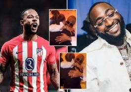 Memphis Depay Surprises Davido